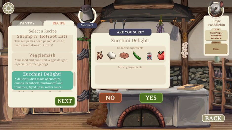 The Lost Legends of Redwall: Feasts & Friends Screenshot