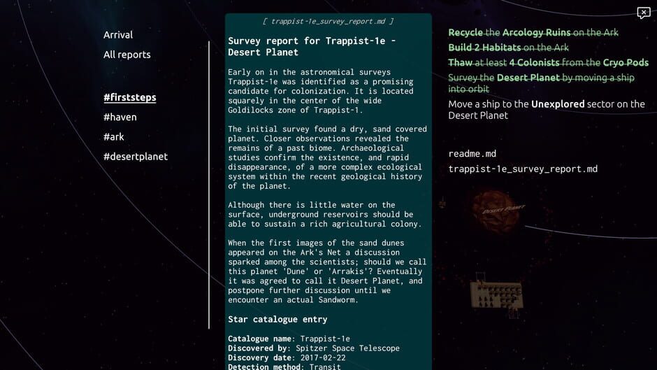 Trappist Screenshot