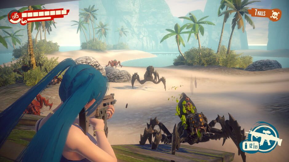 Anime Girls: Sun of a Beach Screenshot