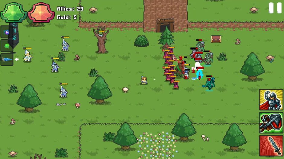 Battle For The Crystals Screenshot