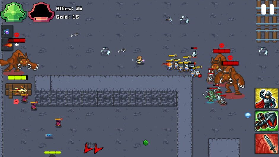 Battle For The Crystals Screenshot