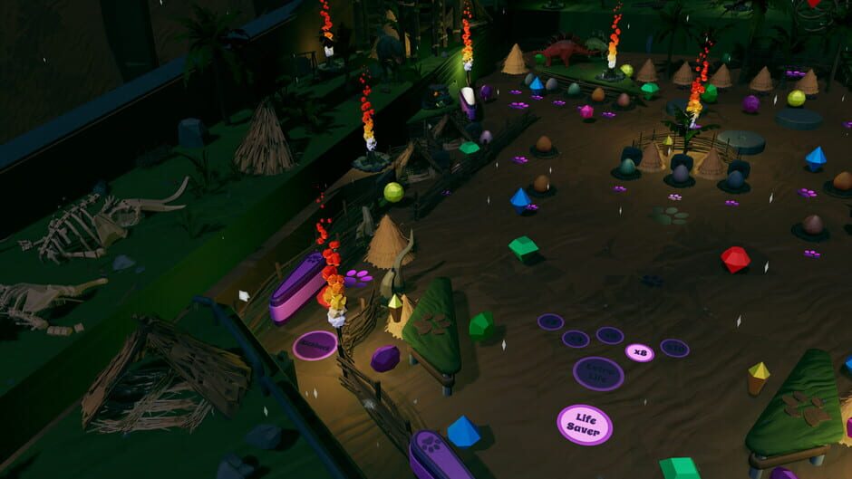 สกรีนช็อตจาก Roxy Raccoon's Pinball Panic: Prehistoric Paradise (รูปที่ 11)