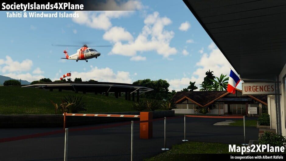 X-Plane 12: Aerosoft - Society Islands XP: Tahiti & Windward Islands Screenshot