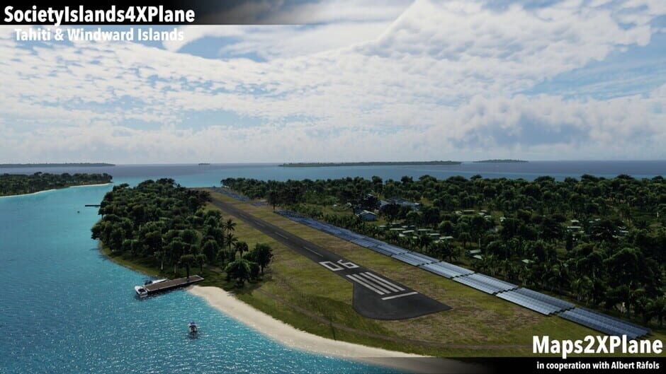X-Plane 12: Aerosoft - Society Islands XP: Tahiti & Windward Islands Screenshot
