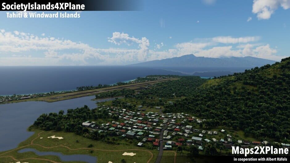 X-Plane 12: Aerosoft - Society Islands XP: Tahiti & Windward Islands Screenshot
