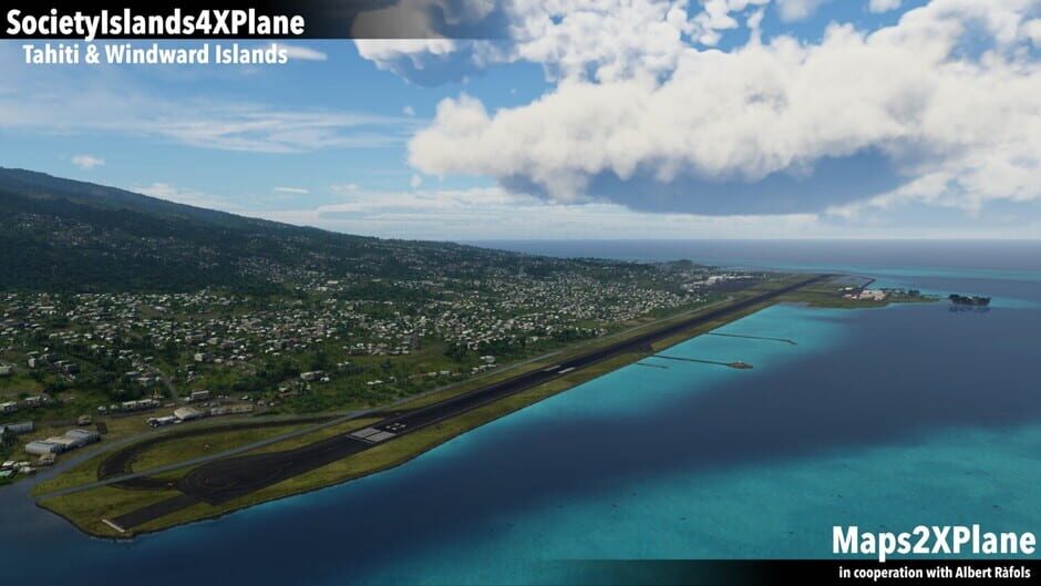 X-Plane 12: Aerosoft - Society Islands XP: Tahiti & Windward Islands Screenshot