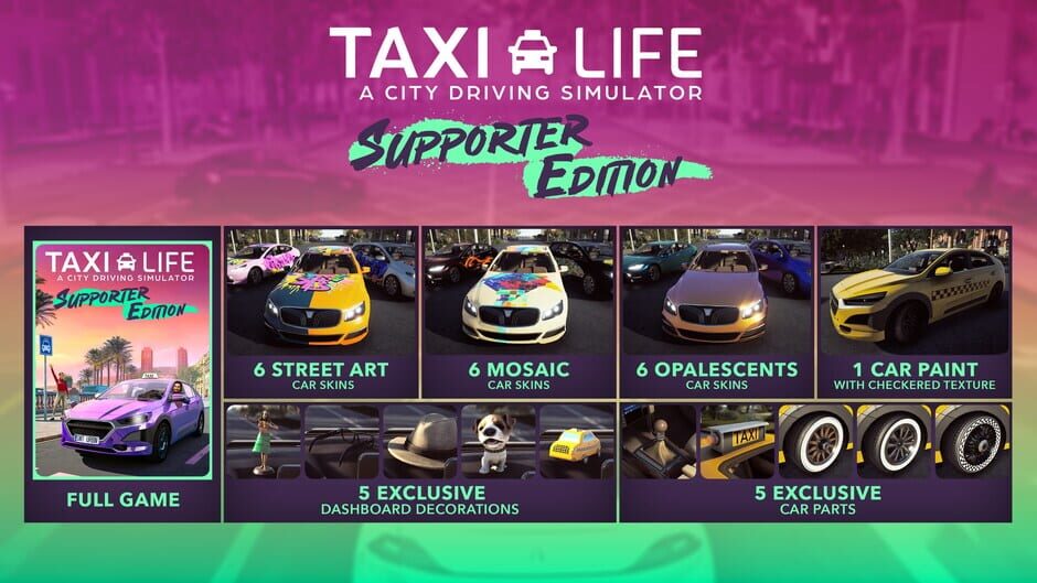 Taxi Life: A City Driving Simulator - Supporter Edition Screenshot