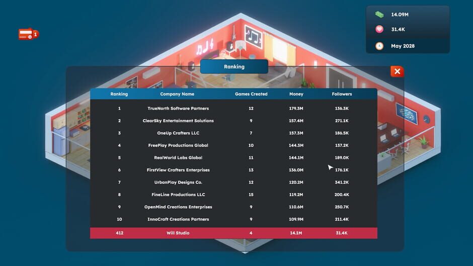 Game Builder Tycoon Screenshot