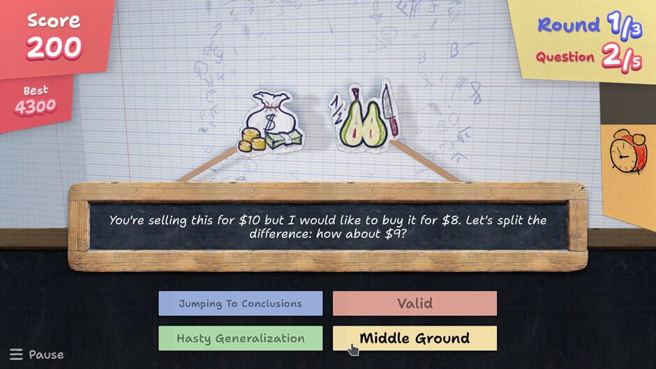 Fallacy Quiz Screenshot