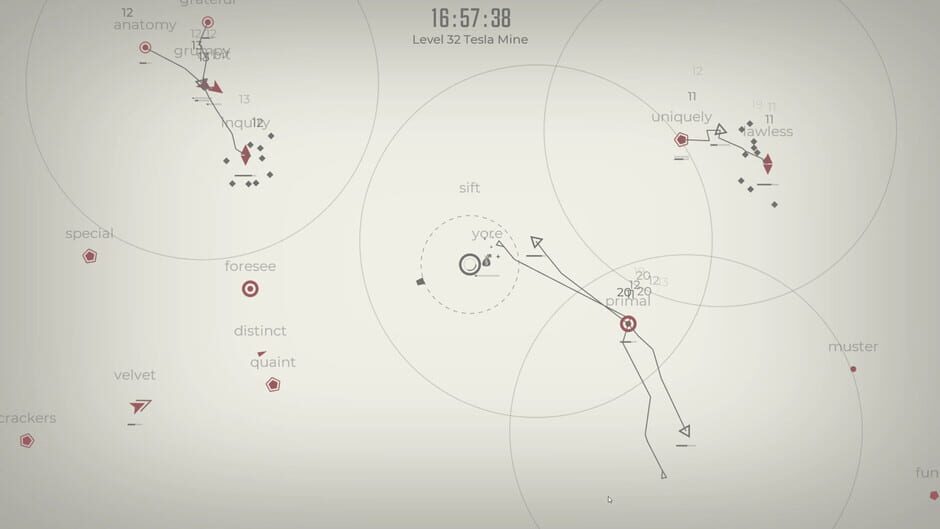 Glyphica: Typing Survival Screenshot