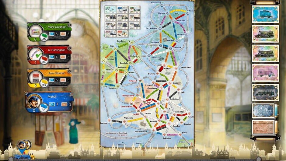 สกรีนช็อตจาก Ticket To Ride: First Class Pack (รูปที่ 9)
