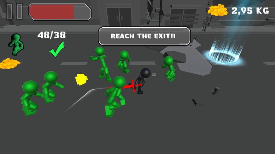 Stickman Killing Zombie Screenshot