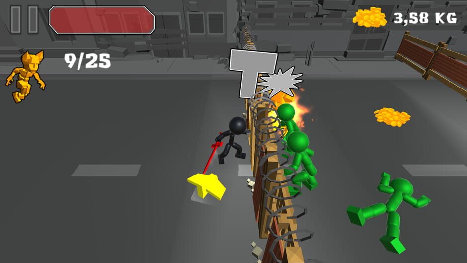 Stickman Killing Zombie Screenshot