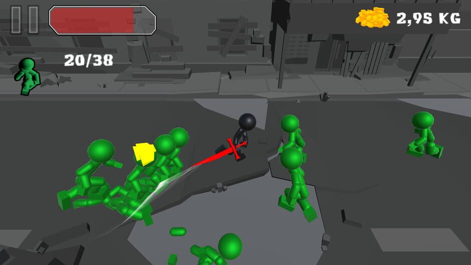 Stickman Killing Zombie Screenshot
