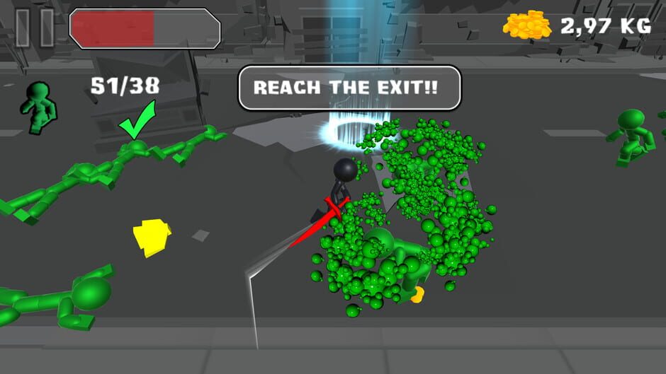 Stickman Killing Zombie Screenshot