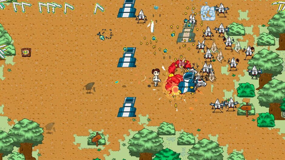 สกรีนช็อตจาก NewMe NuMe LuMe: Alien Wars (รูปที่ 2)