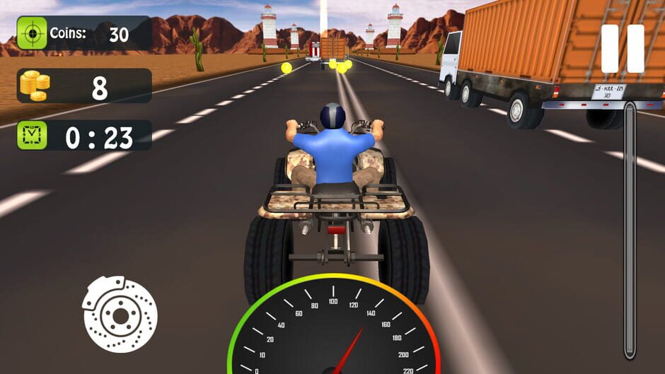 สกรีนช็อตจาก Quad Bike Crazy Driver (รูปที่ 9)