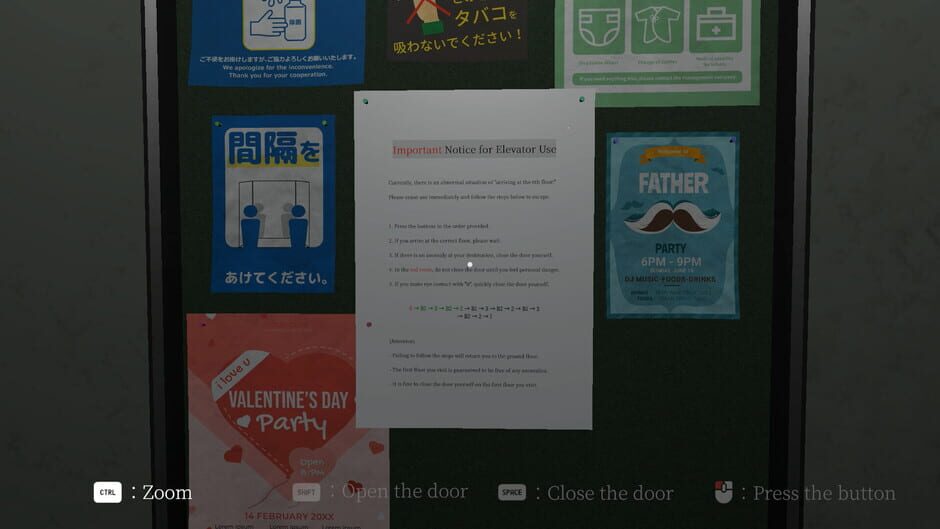 0th floor.: The Cursed Elevator To Floor Zero Screenshot