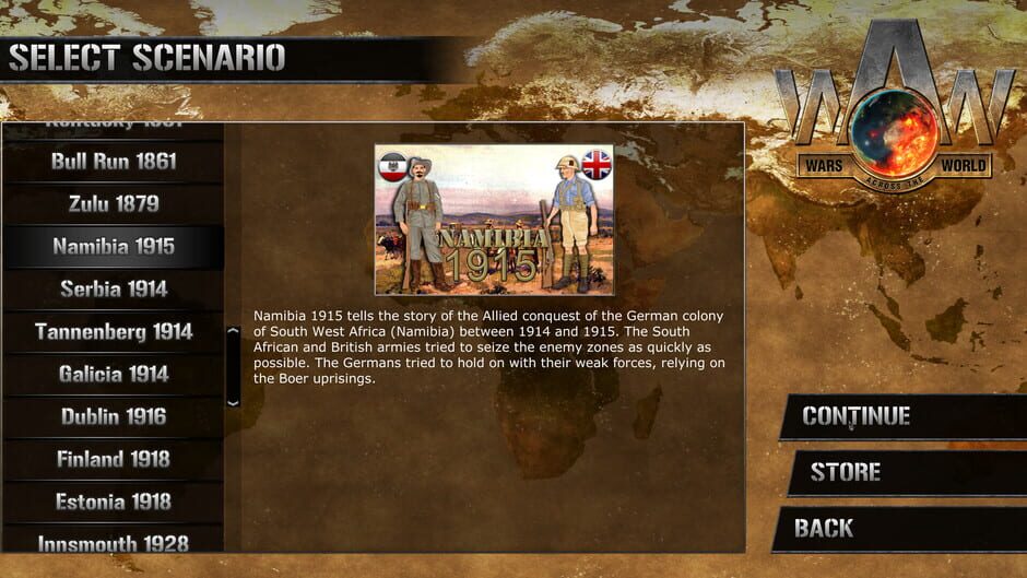 Wars Across The World: Namibia 1915 Screenshot