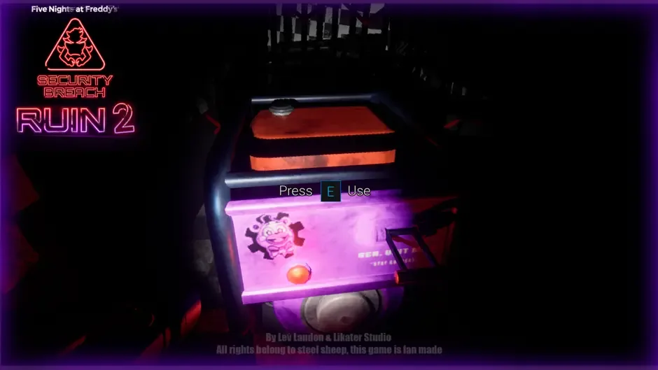 Кадър от Five Nights at Freddy's: Security Breach - Ruin 2