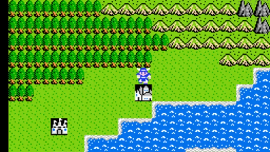 Dragon Warrior, captura de tela 1