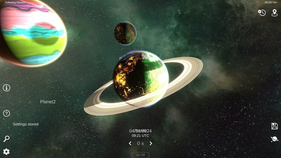 Solar System Simulator Screenshot