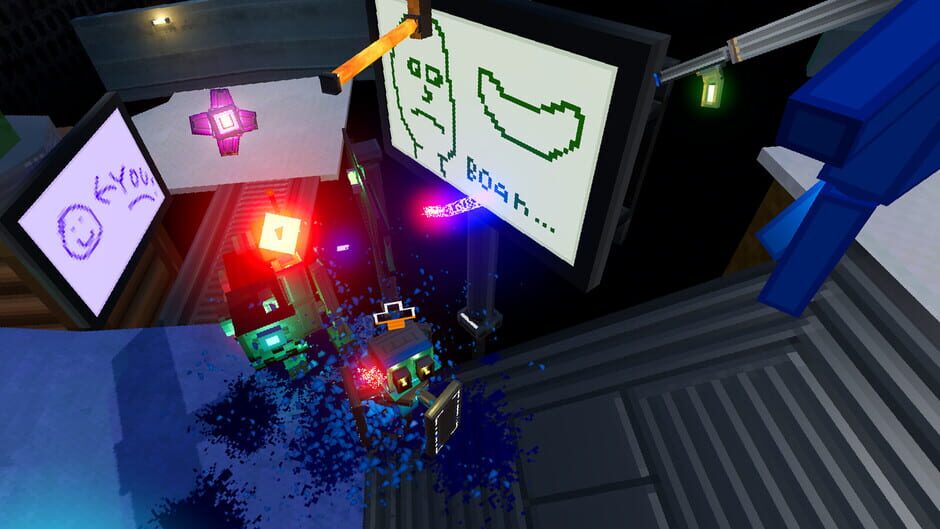 Shoot Giant Robots and Wallrun Screenshot