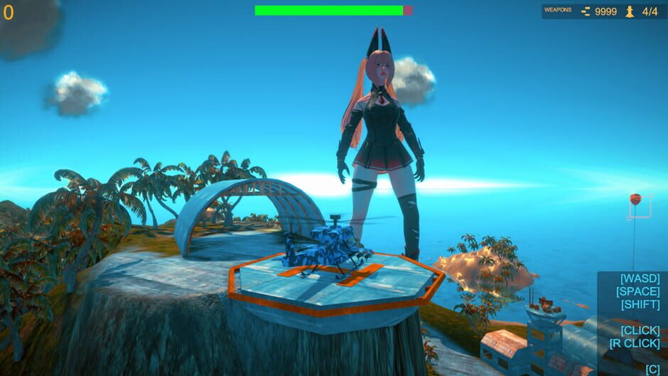 Save Giant Girl from Monsters Screenshot