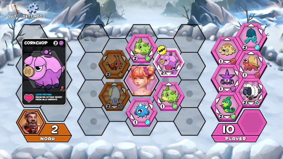 Attack on Hex Island Screenshot