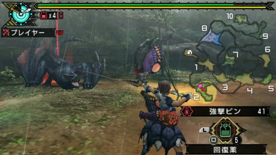 Monster Hunter Portable 3rd, captura de tela 1