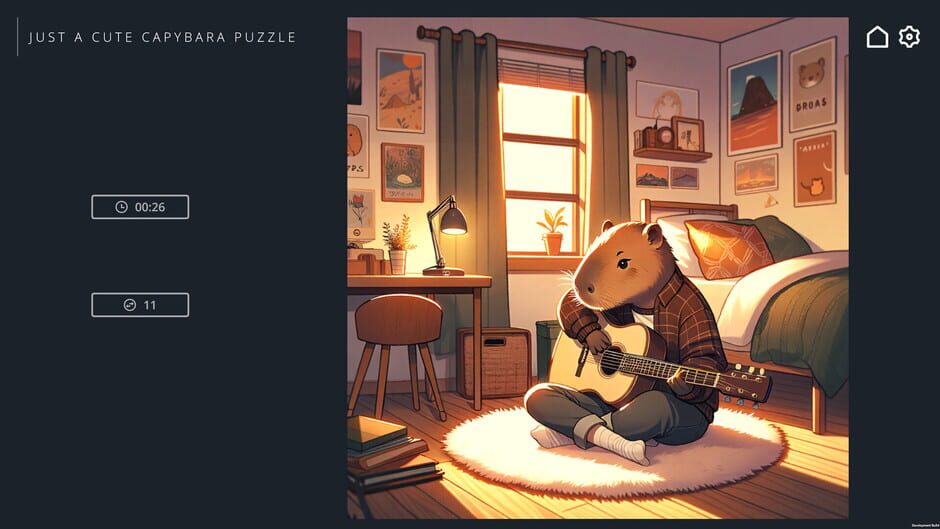 Just a Cute Capybara Puzzle Screenshot