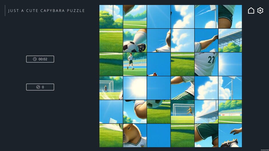 Just a Cute Capybara Puzzle Screenshot