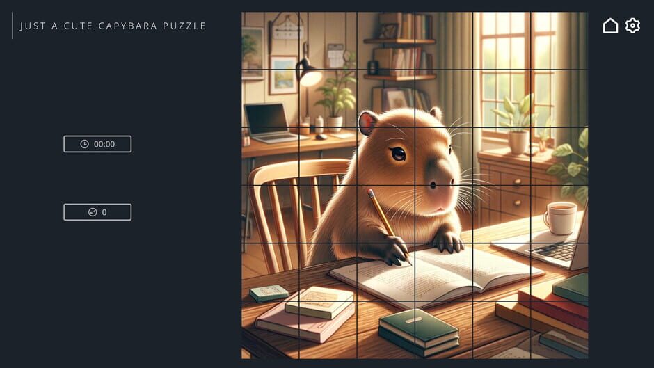 Just a Cute Capybara Puzzle Screenshot