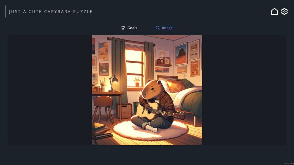 Just a Cute Capybara Puzzle Screenshot