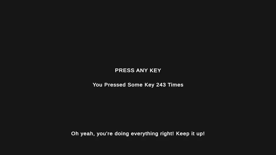 Press Any Key