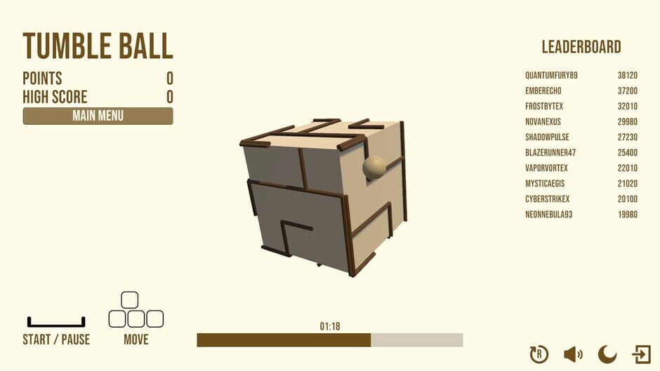 Tumble Ball Screenshot