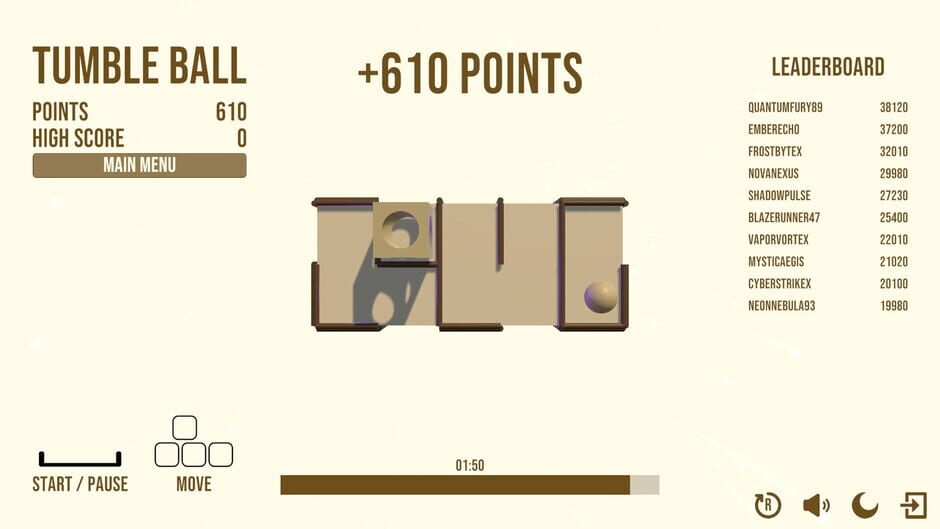 Tumble Ball Screenshot