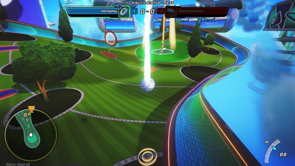 Turbo Golf Racing: Deep Space Bundle Screenshot