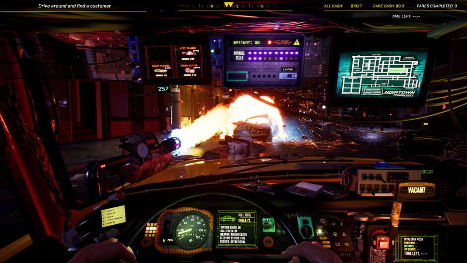 Screenshot CyberTaxi: Lunatic Nights