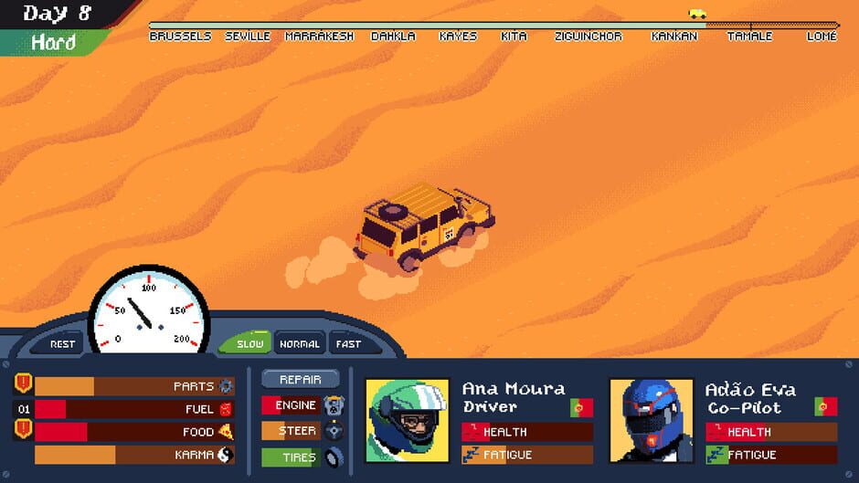 Desert Race Adventures Screenshot