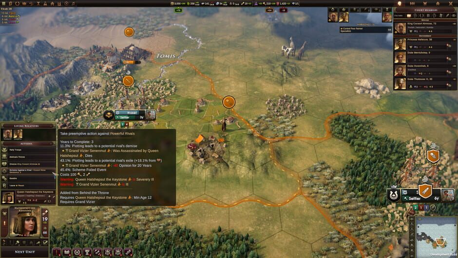 Old World: Behind the Throne Screenshot