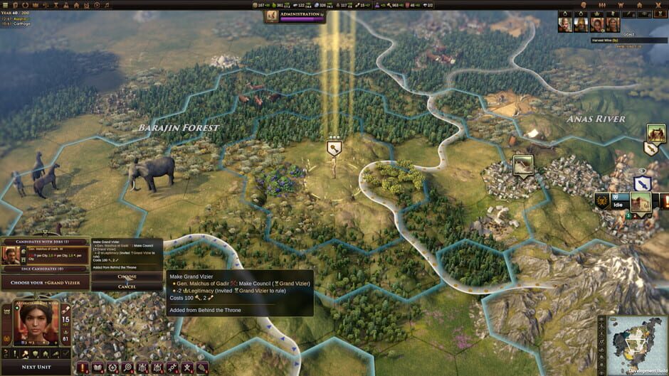 Old World: Behind the Throne Screenshot