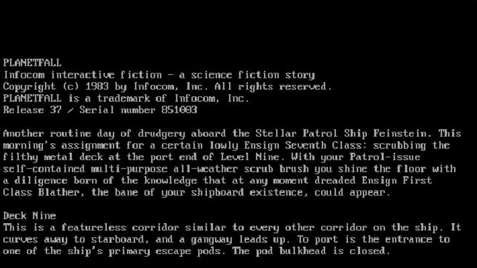 Infocom Classic Text Adventure Masterpieces Screenshot