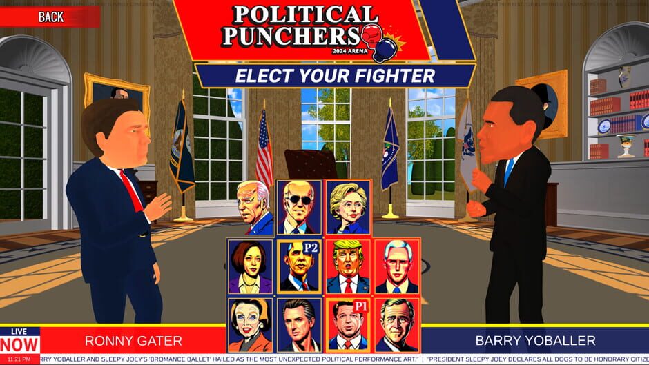 Political Punchers: 2024 Arena Screenshot