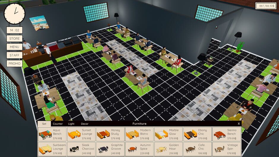 Café Manager Screenshot