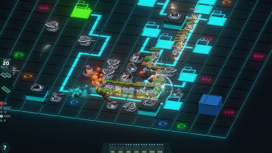 สกรีนช็อตจาก Neon Grid Defenders (รูปที่ 5)