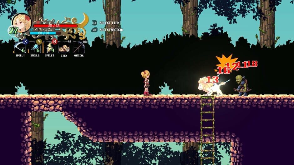 Witchroid Vania: A Magical Girl's Fantastical Adventures Screenshot