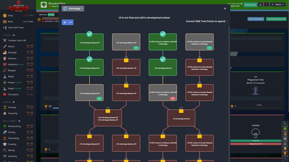 Melvor Idle: Into the Abyss Screenshot