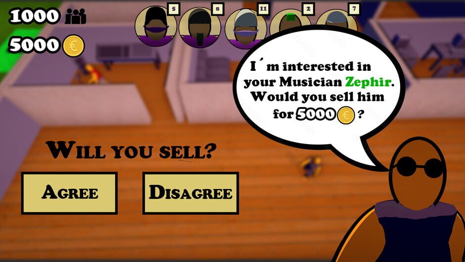 สกรีนช็อตจาก Music Sim Empire (รูปที่ 5)