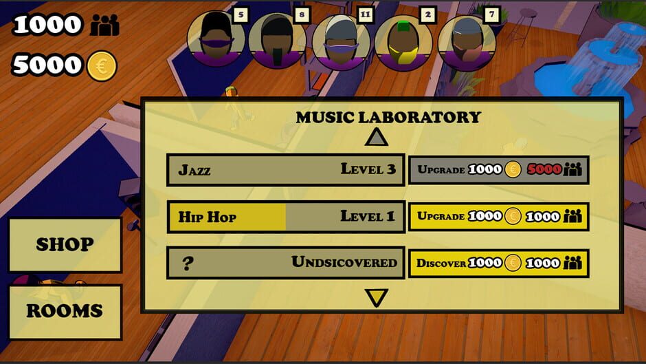 สกรีนช็อตจาก Music Sim Empire (รูปที่ 6)
